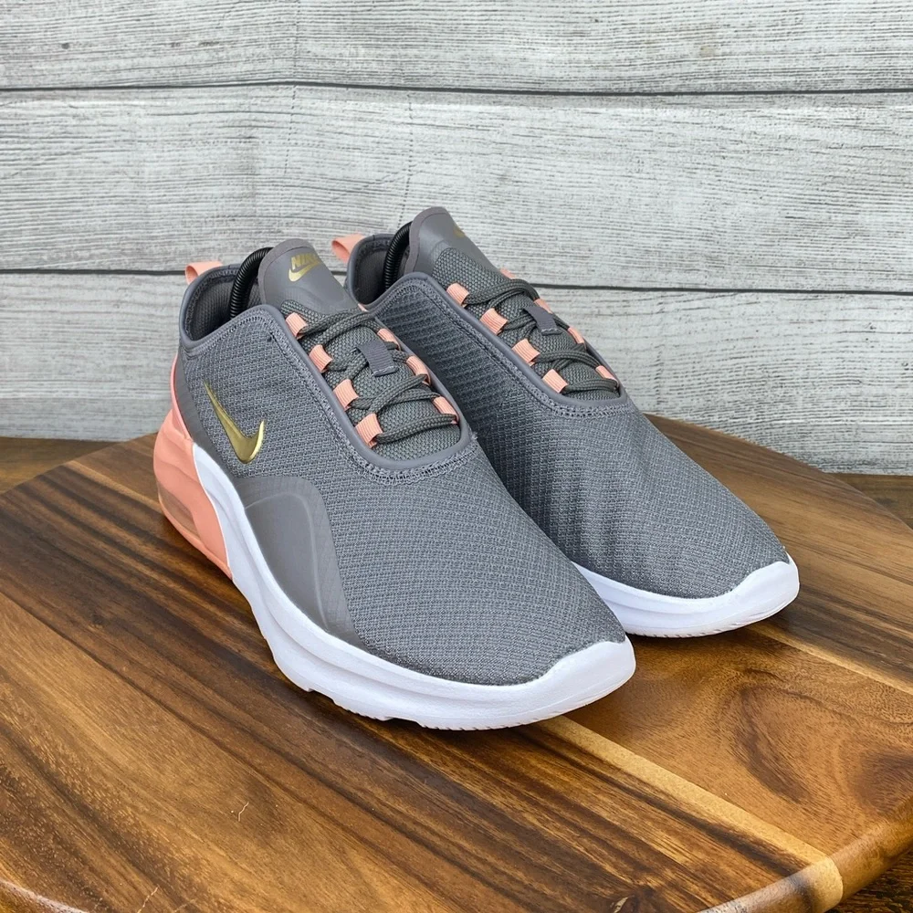 NEW Nike Air Max Motion 2 Grey Pink Rose Shoes CU4925-001 Women’s Size 9.5